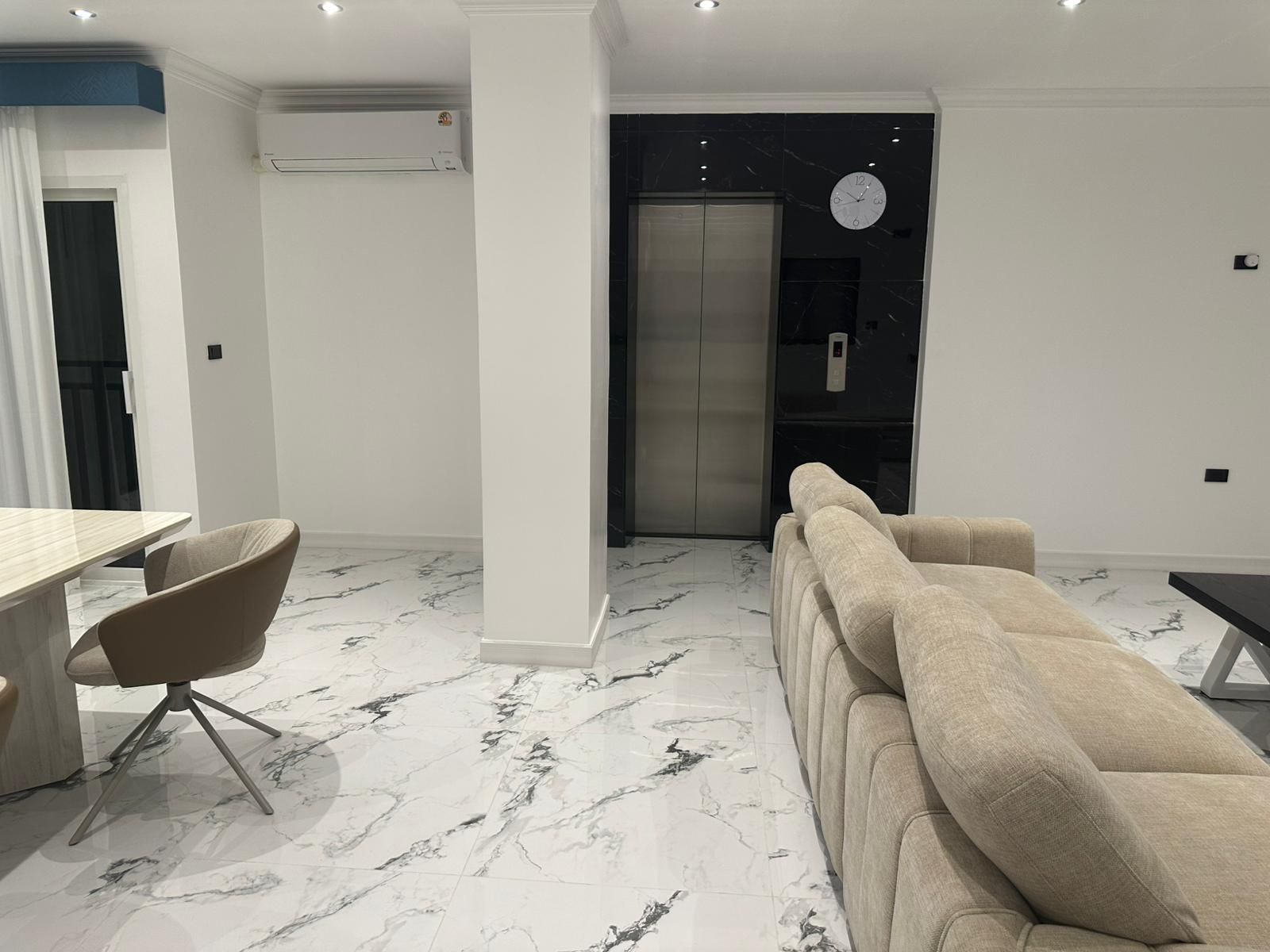 Private elevator opening into the apartment